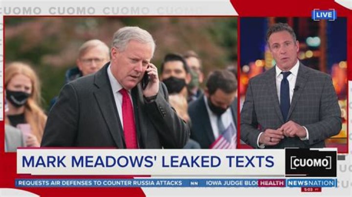 Leaked texts show Mark Meadows was in direct contact with operative who