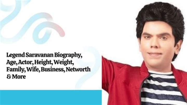 Legend Saravanan wiki, biodata,age,family