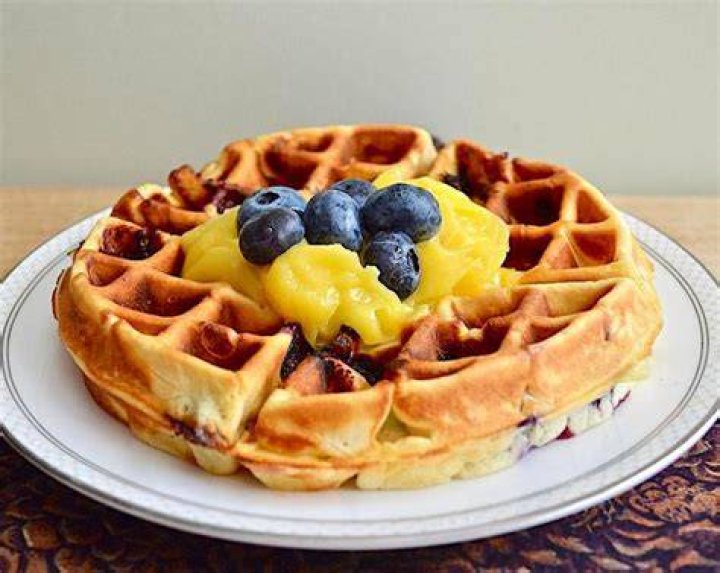 Lemon Blueberry Waffles SideChef