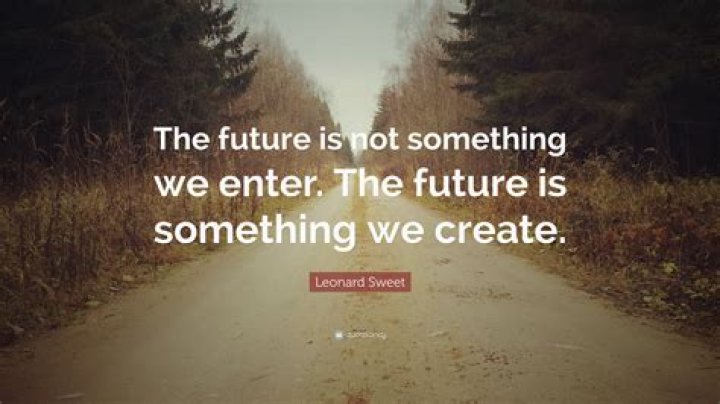 Leonard Sweet Quote &ldquo;The future is not something we enter. The future