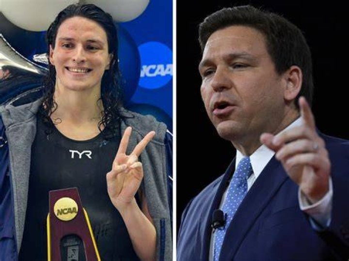 Lia Thomas Florida Gov. Ron DeSantis refuses to acknowledge the