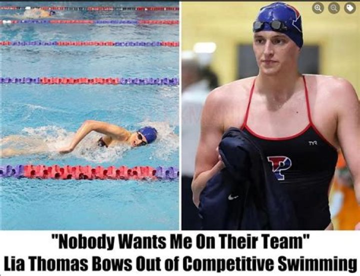 Lia Thomas Retires from Competitive Swimming, Citing Unwillingness to