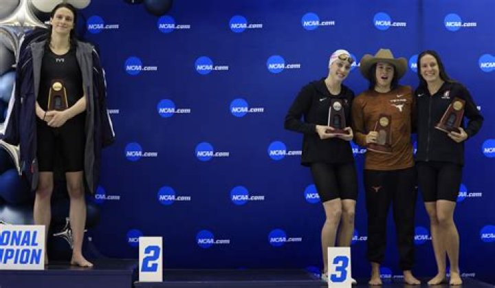 Lia Thomas Trophy Photo Should End the TransgenderAthlete Debate