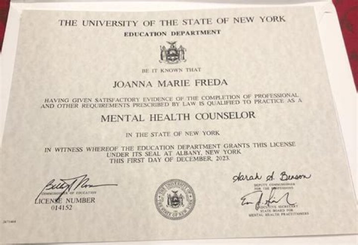 Licensed Mental Counselor Joanna Freda MHCLP, M.S.Ed.