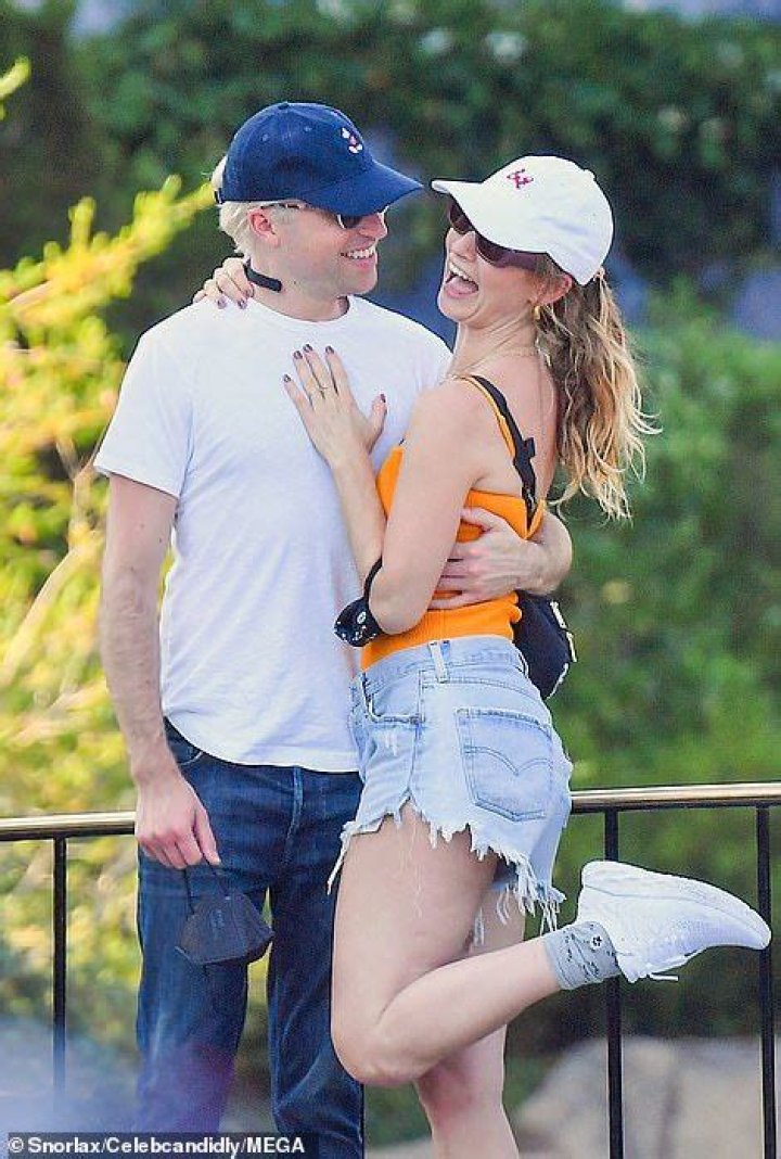 Lily James enjoys a fun day out with her boyfriend Michael Shuman at