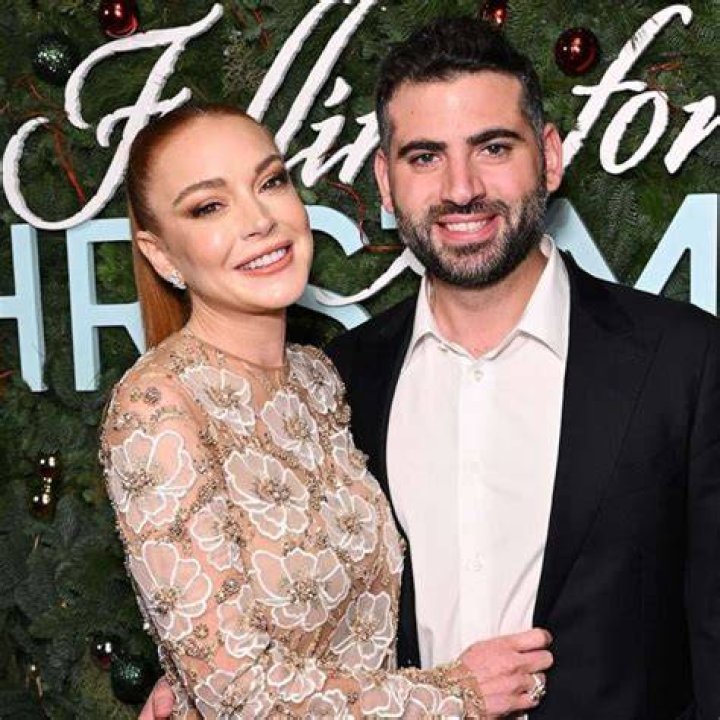 Lindsay Lohan child with husband Bader Shammas