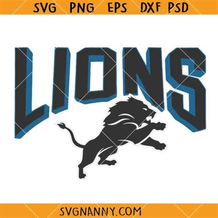 Lions SVG Lions Football Team Lions Fan Mirror Text Lions Etsy