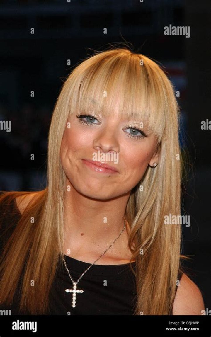 Liz McClarnon from Atomic Kitten outside London's Chinawhite