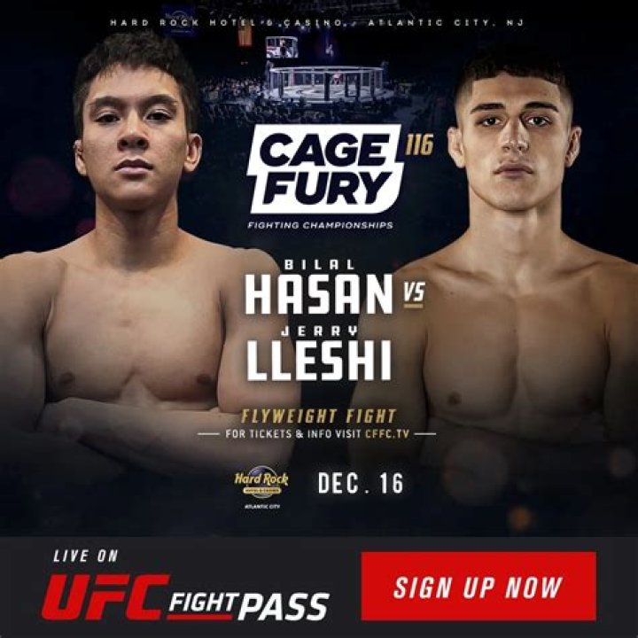 Lleshi v. Hasan Will Open Main Card at CFFC 116 in Atlantic City — Cage
