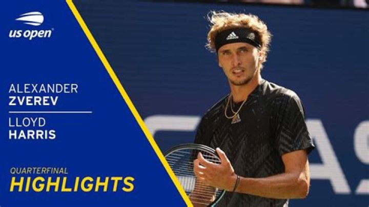 Lloyd Harris Plays Alexander Zverev in U.S. Open Quarterfinals The