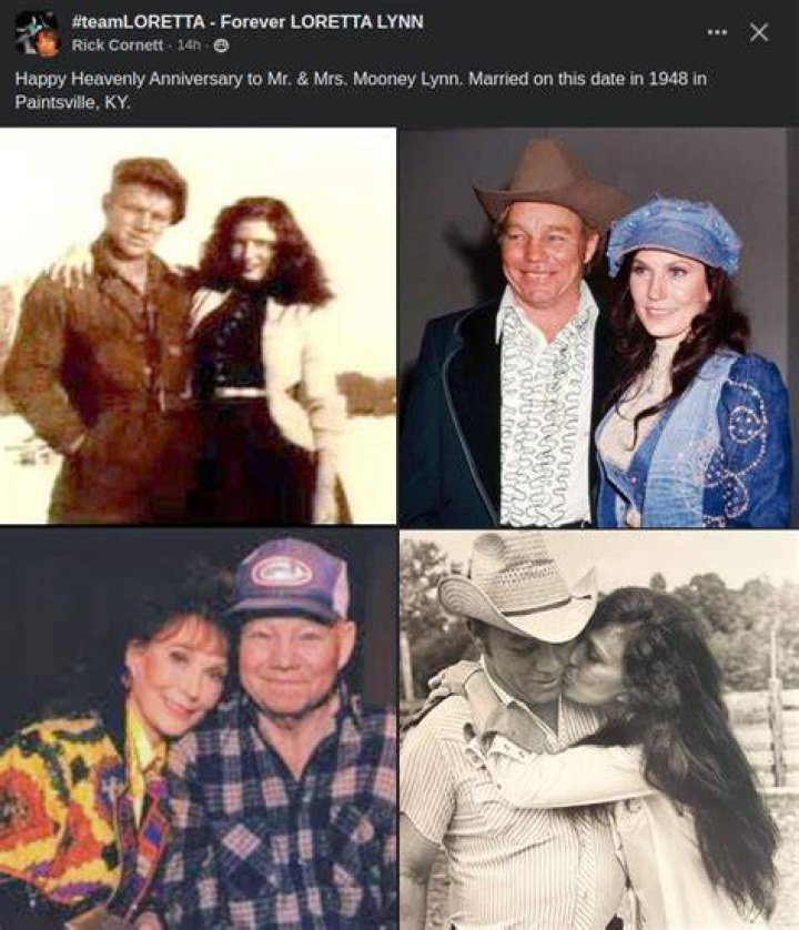 Loretta Lynn and husband Mooney Lynn