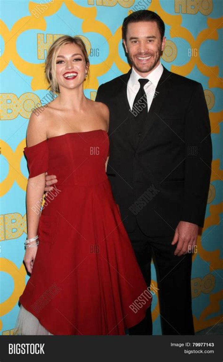 LOS ANGELES JAN 11 Lili Simmons, Tom Pelphrey at the HBO Post Golden