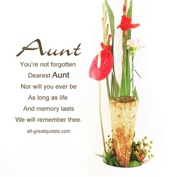 Loss Of Aunt Quotes. QuotesGram