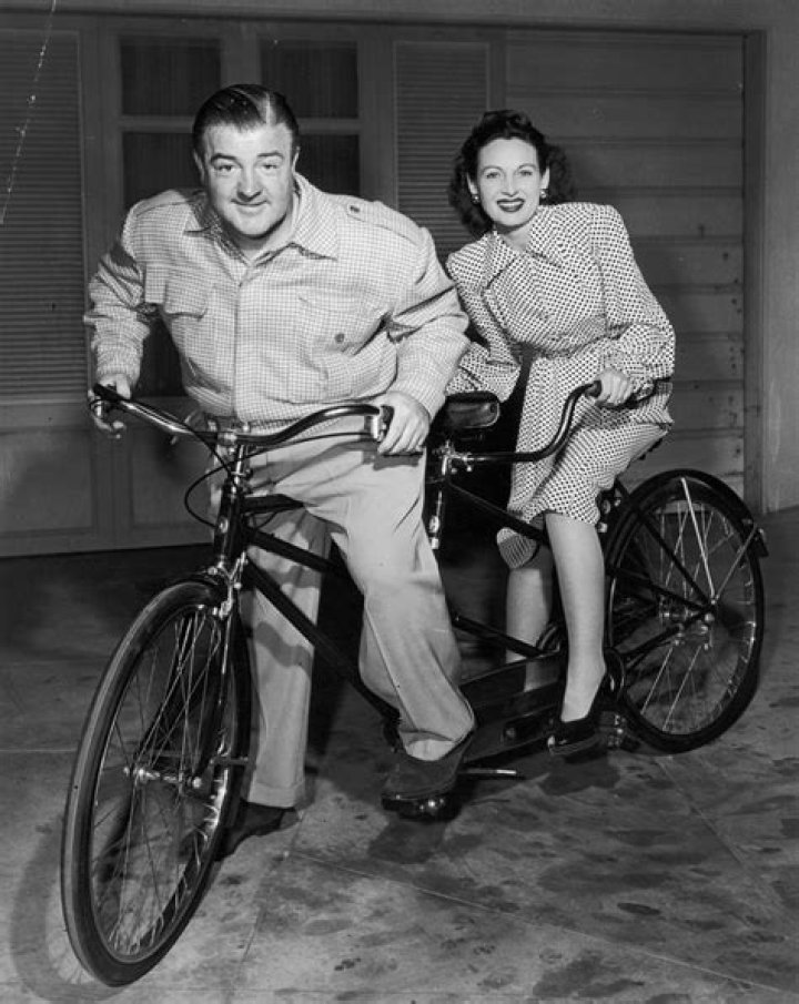 Lou Costello with wife Ann in 2021 Abbott and costello, Bicycle