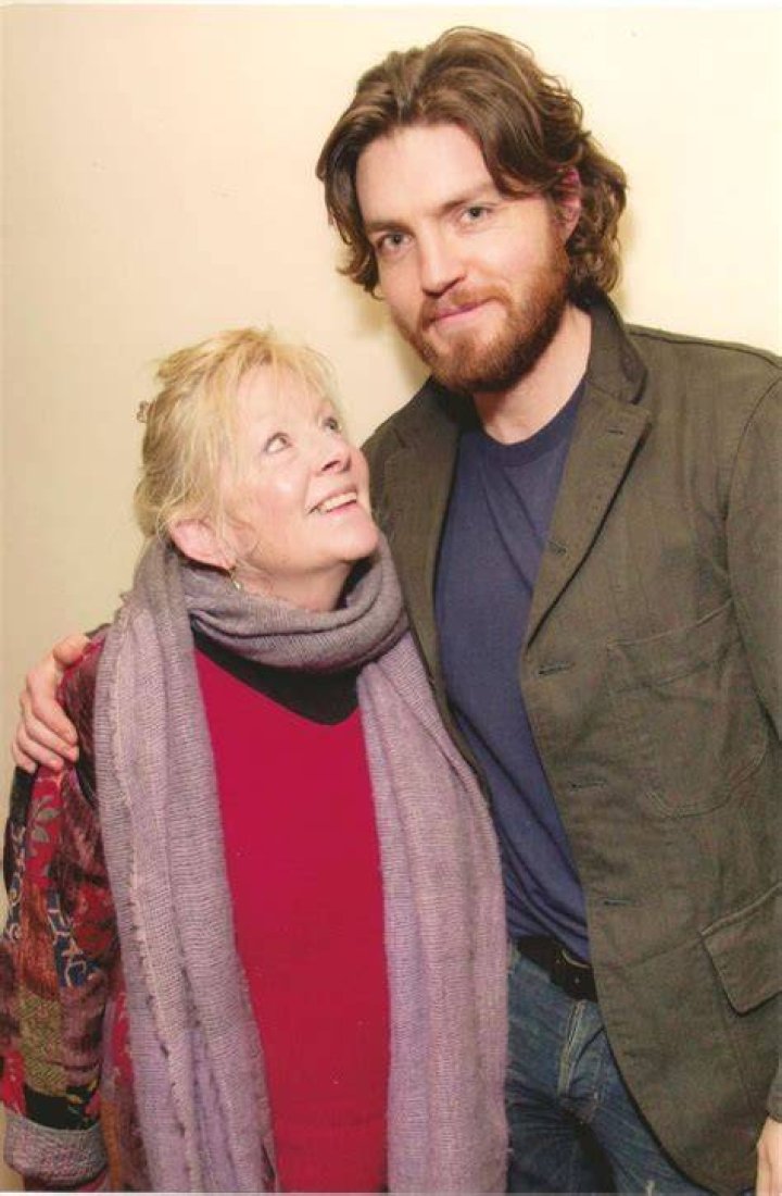 Love this pic of Tom with his mom! Tom burke, Crochet scarf, Bbc