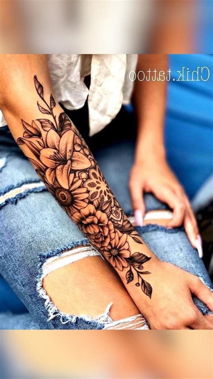 Lower Arm Tattoo Ideas For Women Тату на руку для девушки