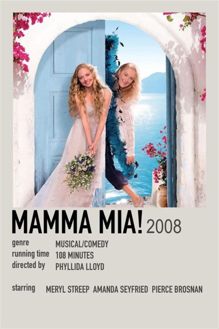 &lrm;Mamma Mia! (2008) directed by Phyllida Lloyd &bull; Reviews, film + cast