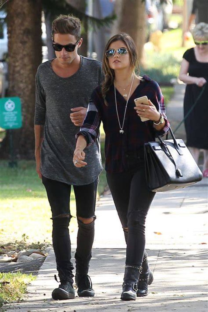 Lucy Hale Street Style With Her Boyfriend Out in Los Angeles