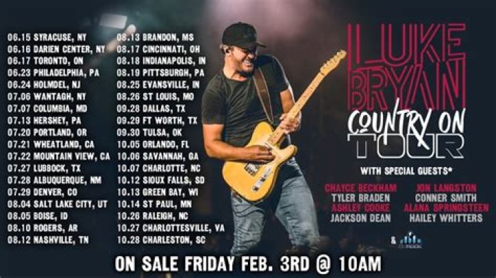 Luke Bryan is coming to the Xcel