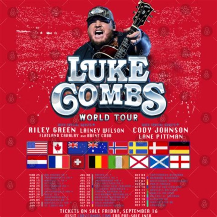 Luke Combs Sets 2023 World Tour With Lainey Wilson, Cody Johnson
