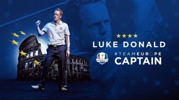 Luke Donald named 2023 European Ryder Cup captain PGA TOUR