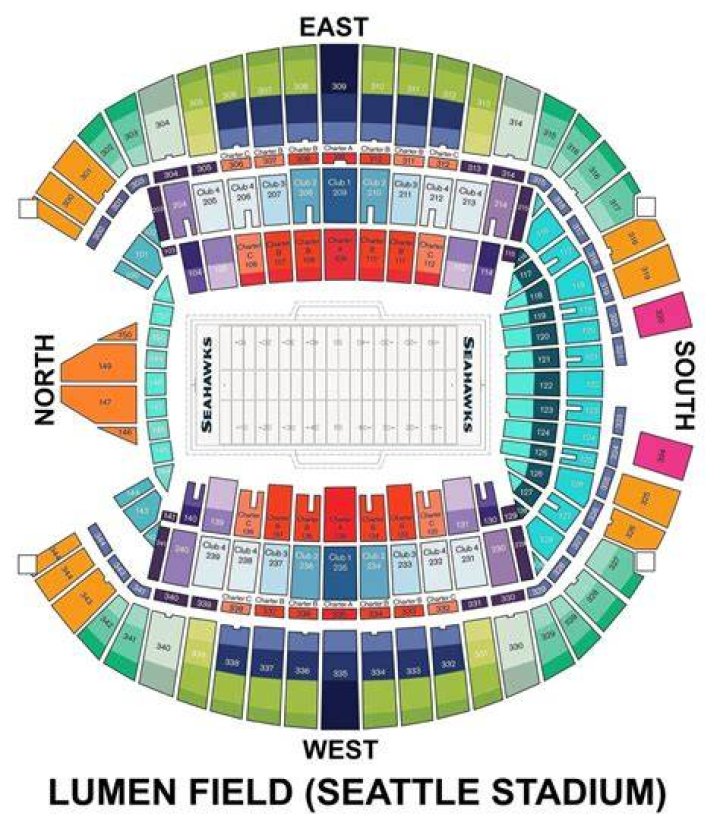 Lumen Field Seating Chart & Maps Seattle
