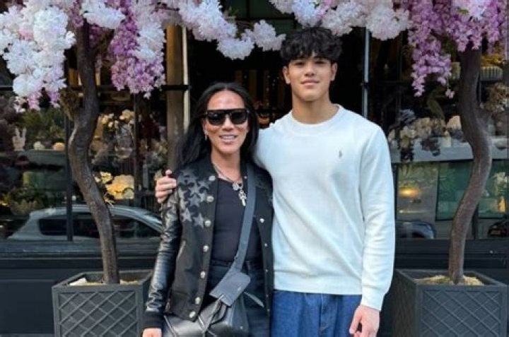 Lynn Ban with her son Sebastian Lynn Ban with her son Sebastian