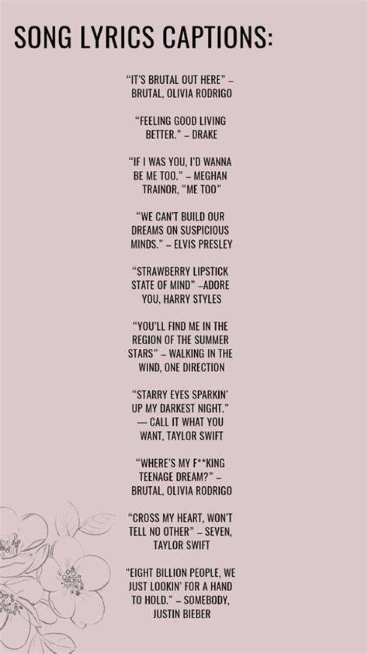 Lyrics Instagram Captions Instagram quotes, Instagram captions