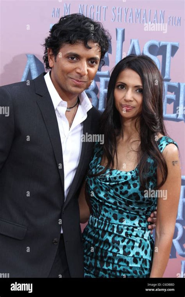 M. Night Shyamalan, Bhavna Vaswani Premiere of 'The Last Airbender' at