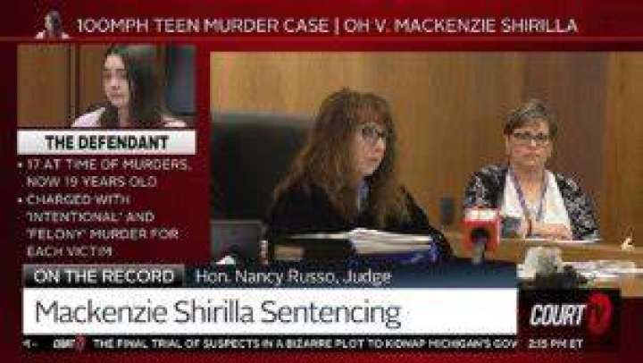 Mackenzie Shirilla given 15 years to life in crash that killed 2 men
