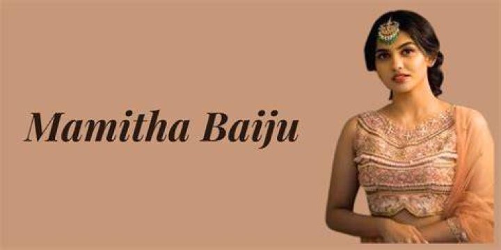 Mamitha Baiju Profile Contact Details (Email address, Phone number