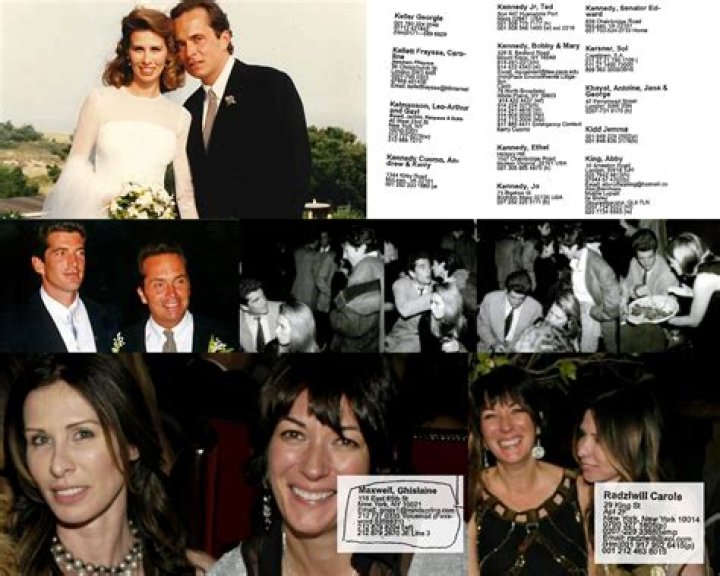 Many Kennedys listed in Epstein's Black Book. In 1999, JFK Jr., who was