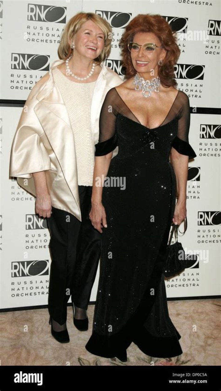 Mar 07, 2006; New York, NY, USA; Actress SOPHIA LOREN and her son Stock