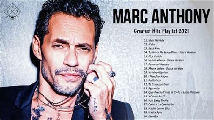 Marc Anthony - Most Famous Singers from Puerto Rico