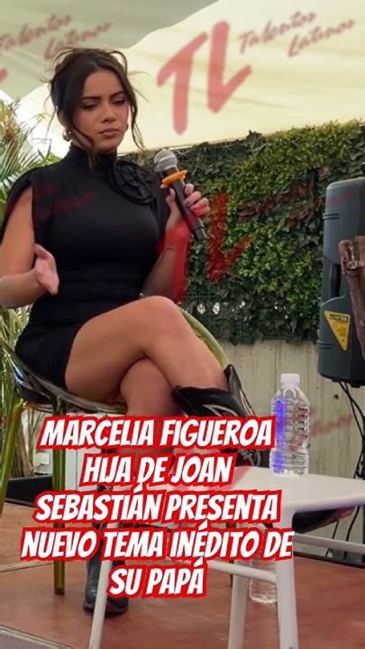 Marcelia Figueroa, hija de Joan Sebastian, presume su talento &iexcl;y no es