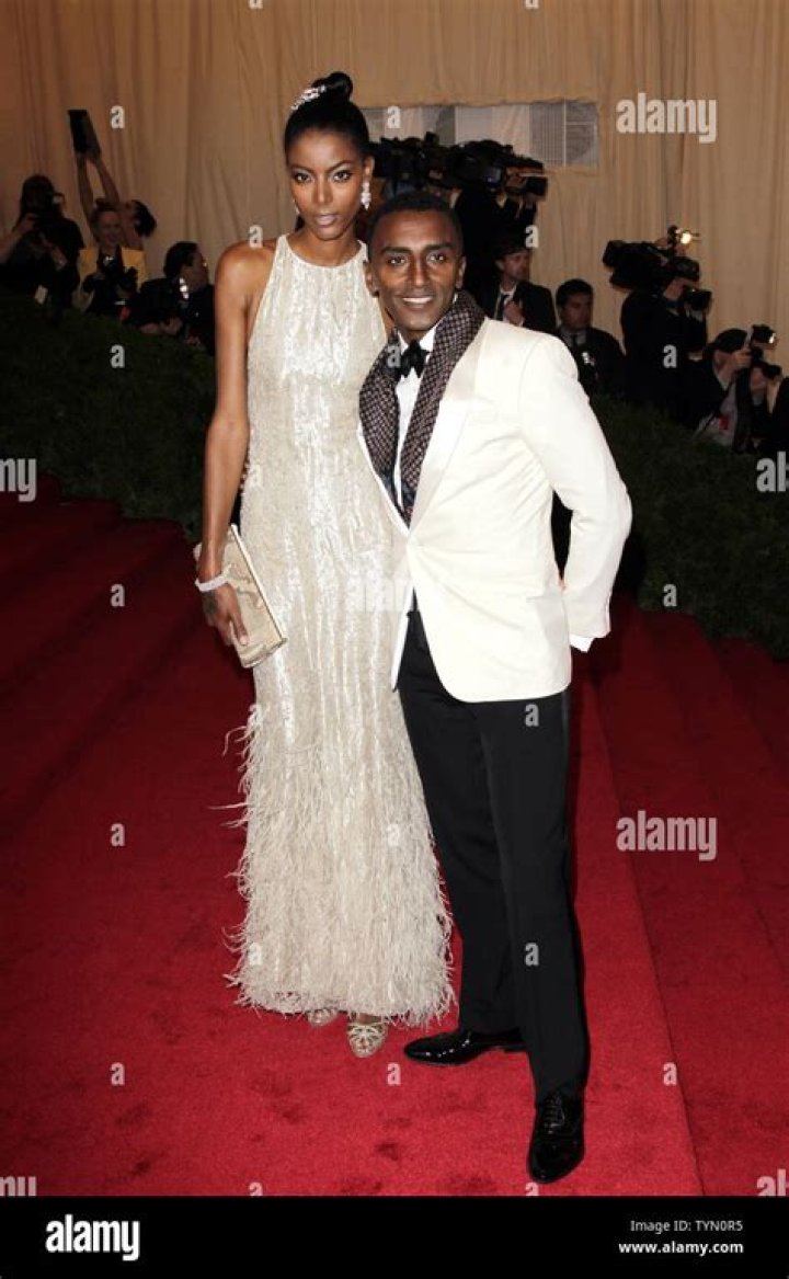 Marcus samuelsson and maya haile samuelsson hires stock photography