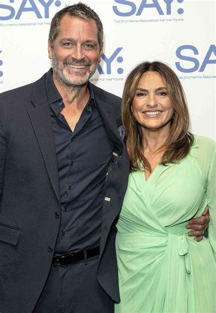 Mariska Hargitay and husband Peter Herman pose with all three kids in