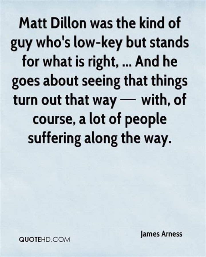 Marshal Matt Dillon Quotes. QuotesGram