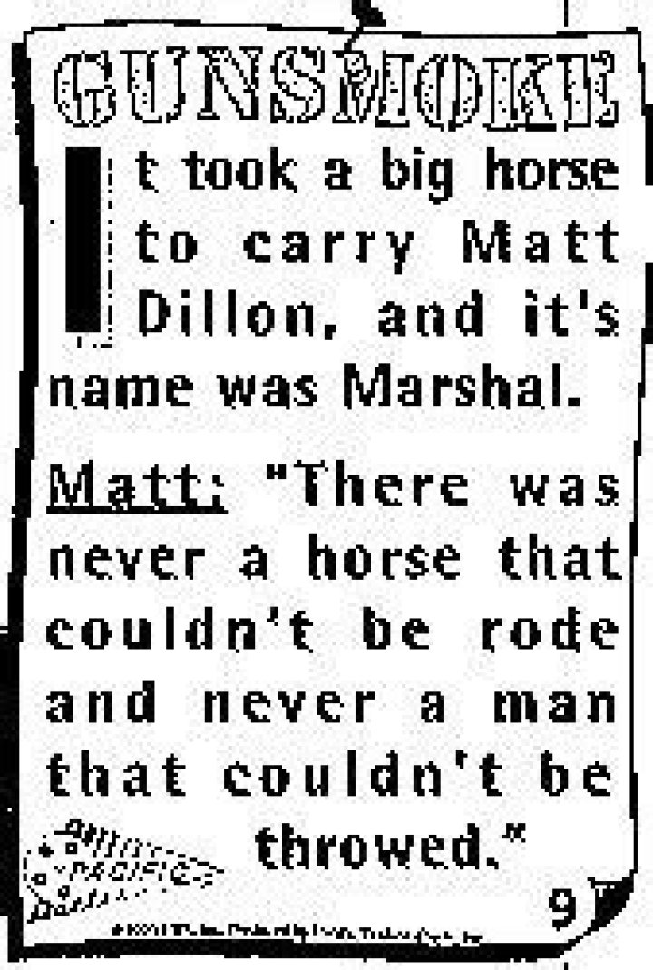 Marshall Matt Dillon Quotes. QuotesGram