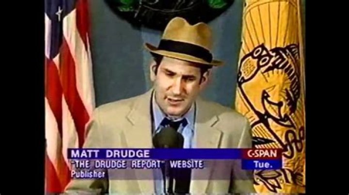Matt Drudge of the Drudge Report &lsquo;I&rsquo;m a heatseeking missile&rsquo; The