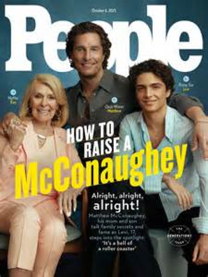 Matthew McConaughey says birth of son Levi gave him strength to win
