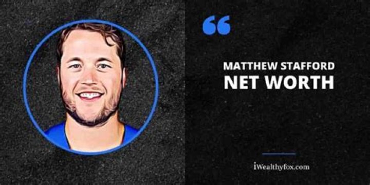 Matthew Stafford Net Worth, Age, Height, Bio, Family, Career