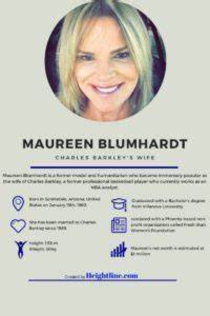 Maureen Blumhardt Bio Revelations About Charles Barkley's Wife