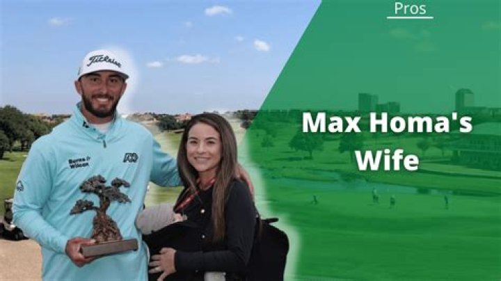 Max Homa is Married to Wife Lacey Croom. Kids