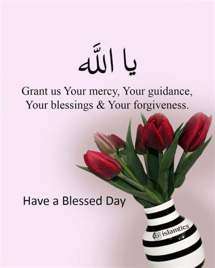 May Allah bestow on you a beautiful face, A praiseworthy character, and