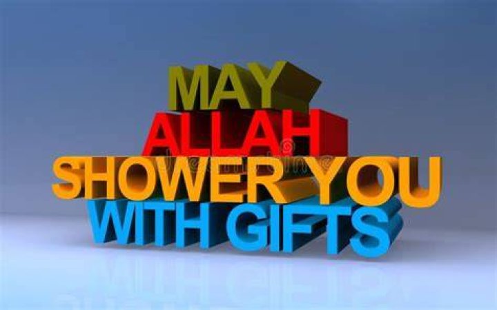 May Allah shower you with His mercy, grace, and blessings. May He grant