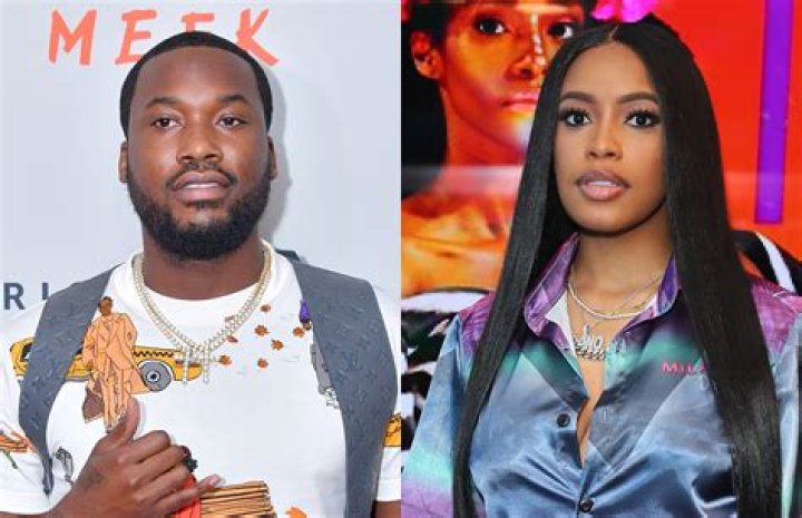 Meek Mill & his girlfriend, Milan Harris of Milano Di Rouge