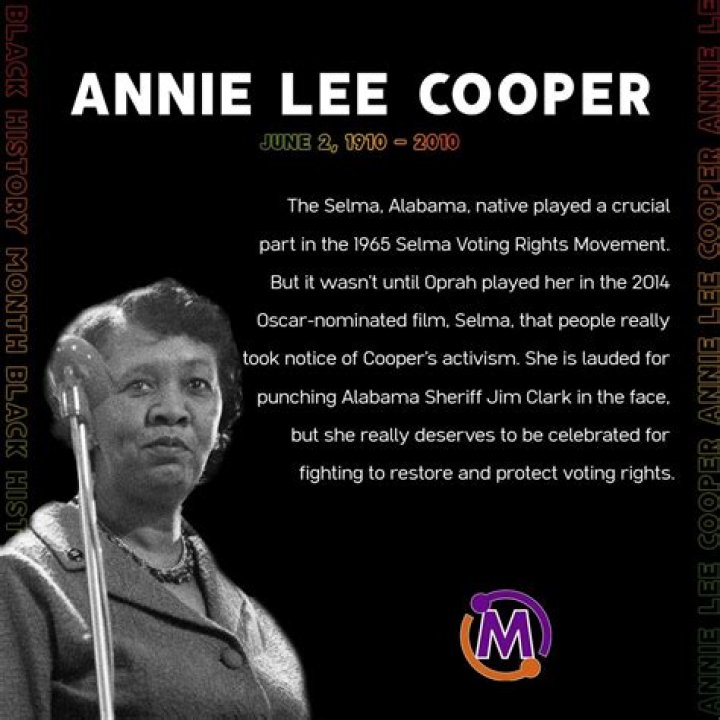 Meet Annie Lee Cooper, The Black Activist Who Punched A Racist Cop