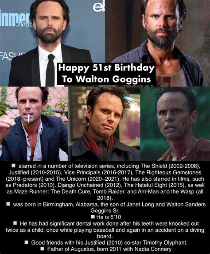 Meet Walton Goggins, Husband of Leanne Goggins TRAN HUNG DAO School