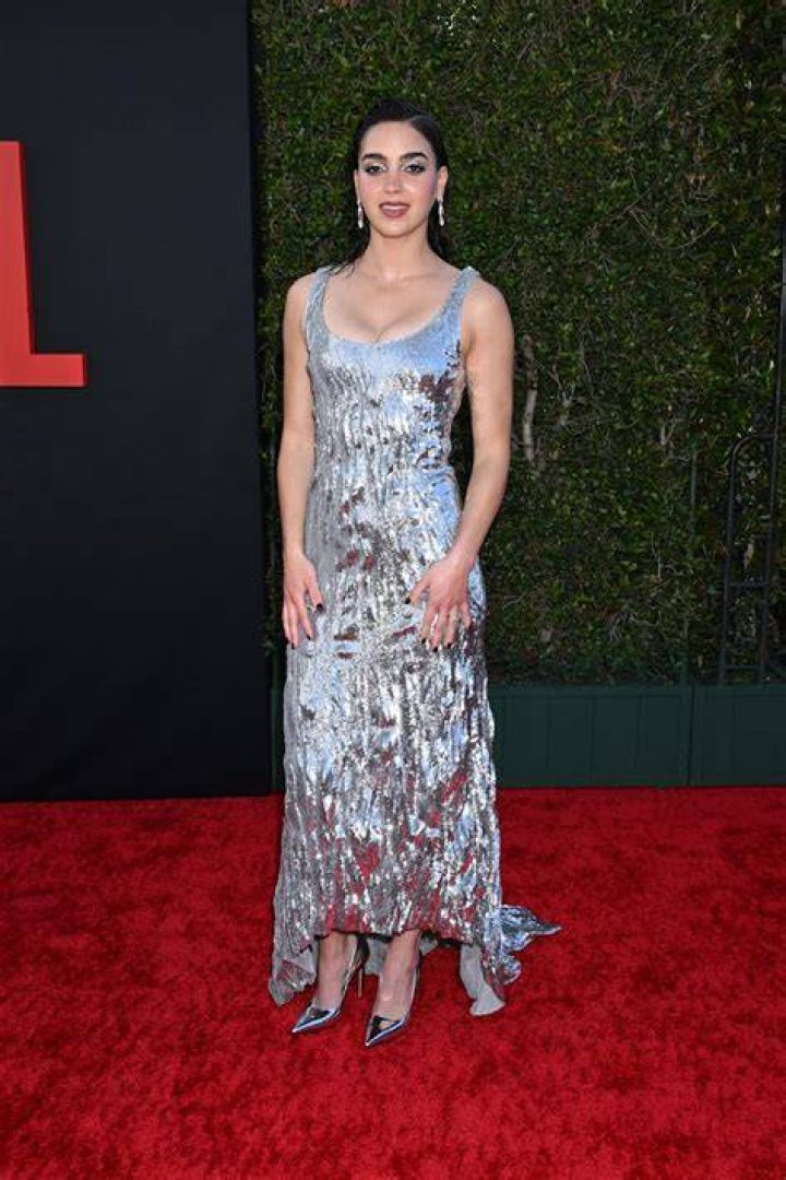 Melissa Barrera Wore Glittering Dress To The Scream (2022) LA Premiere